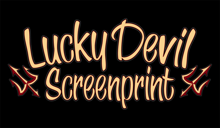 Lucky devil screenprinting  714-990-2237